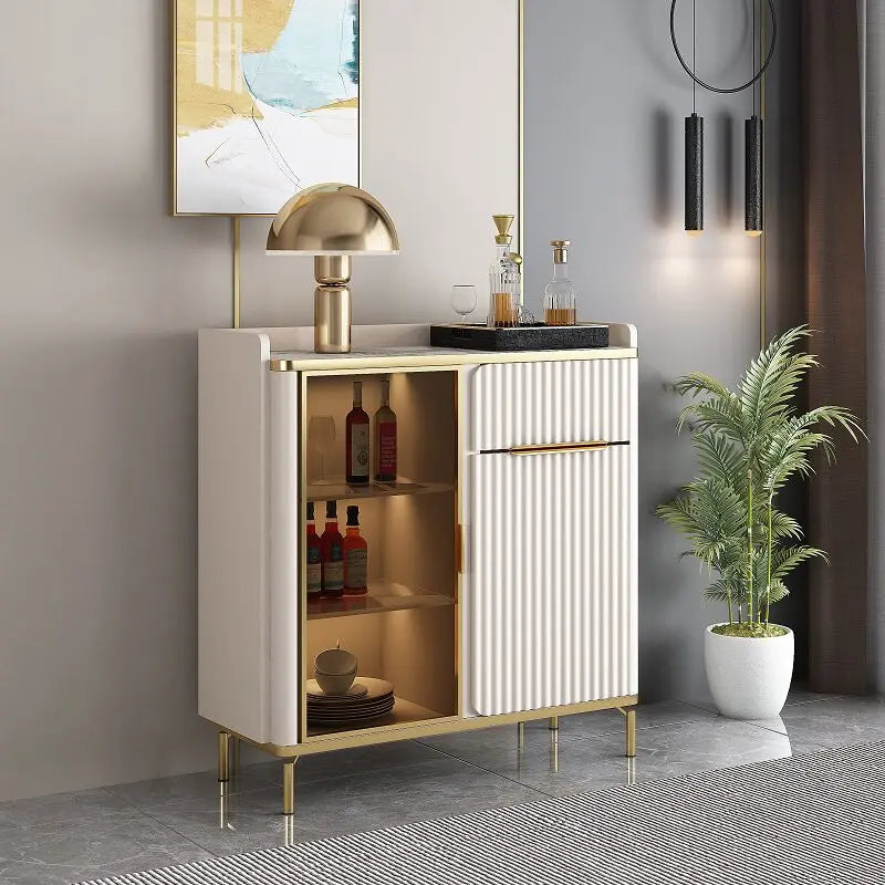 Standing Shop Bar Cabinet Restaurant Living Room Storage Display Luxury Wine Cabinet Commercial Vitrina Lounge Suite Furniture