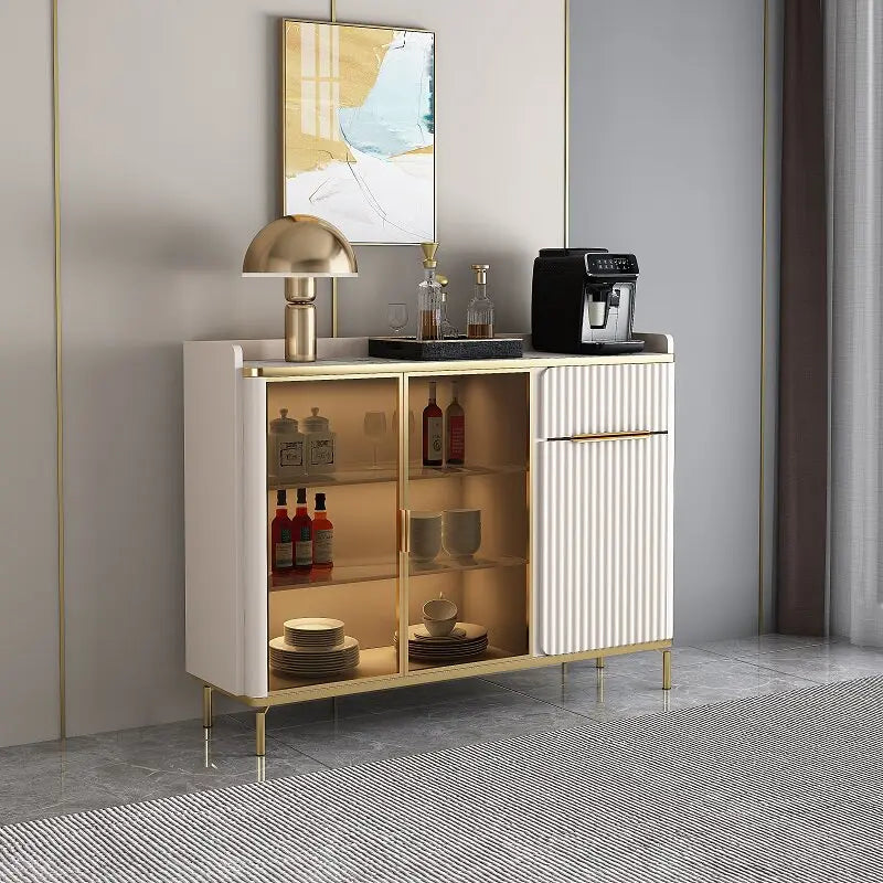 Standing Shop Bar Cabinet Restaurant Living Room Storage Display Luxury Wine Cabinet Commercial Vitrina Lounge Suite Furniture