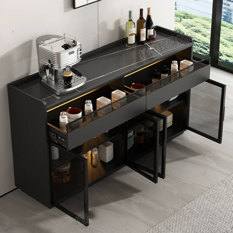 Restaurant Storage Bar Cabinet Living Room Display Luxury Shop Commercial Wine Cabinet Modern Vitrina Chinese Style Furniture